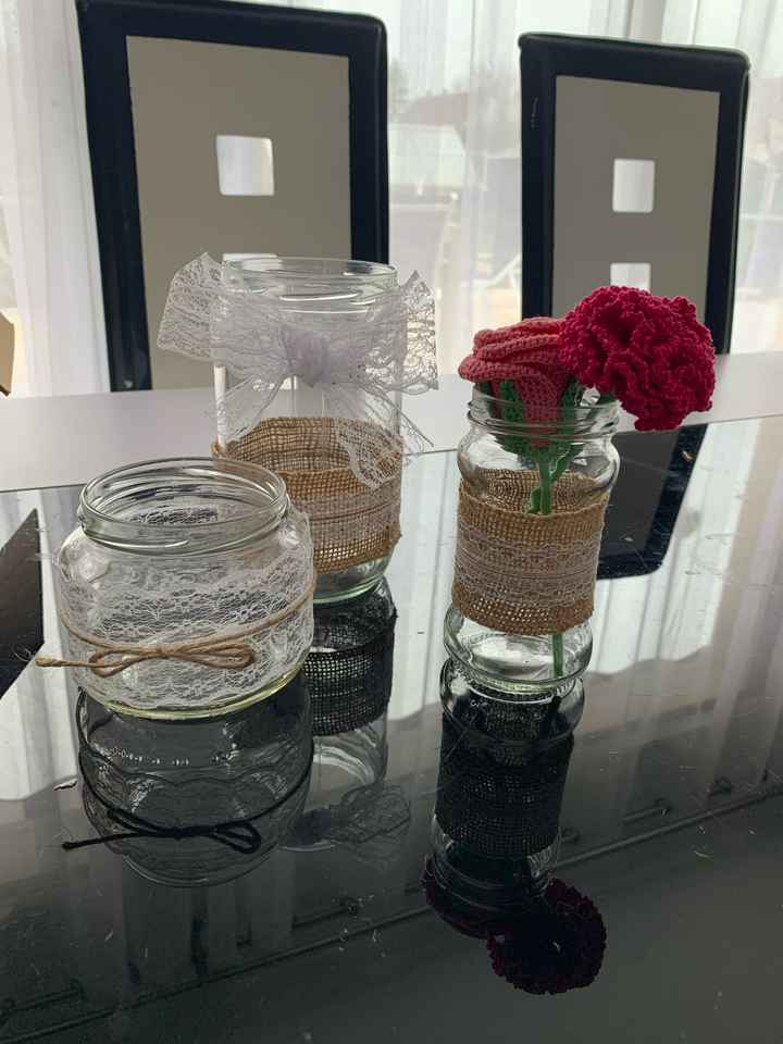 Essais pot centre de table - 2