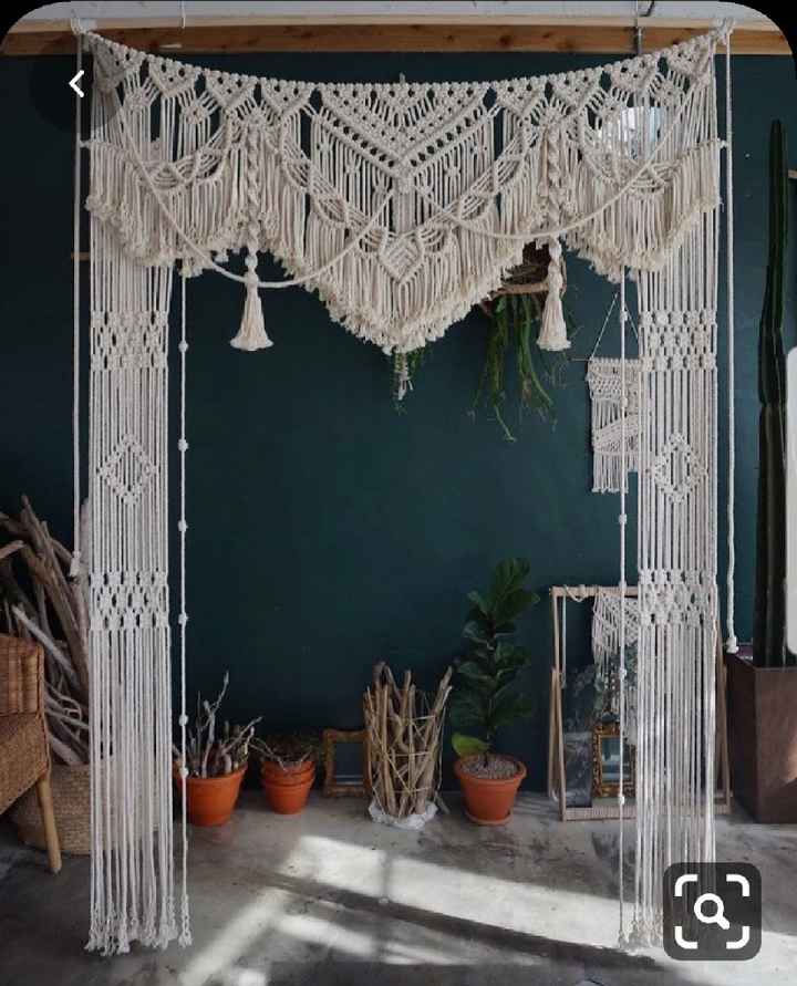 Arche en Macramé pour cérémonie laïque - 1