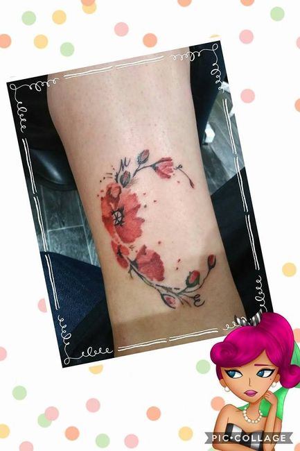 Tatoo en hommage à mes grands parents