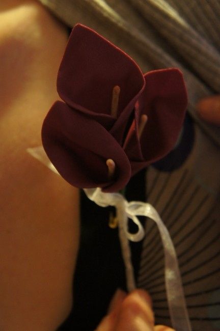 voici la boutonnière de chéri !