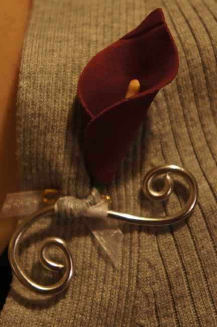 boutonnière enfants et le témoin de chéri
