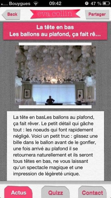 Déco pour la salle
