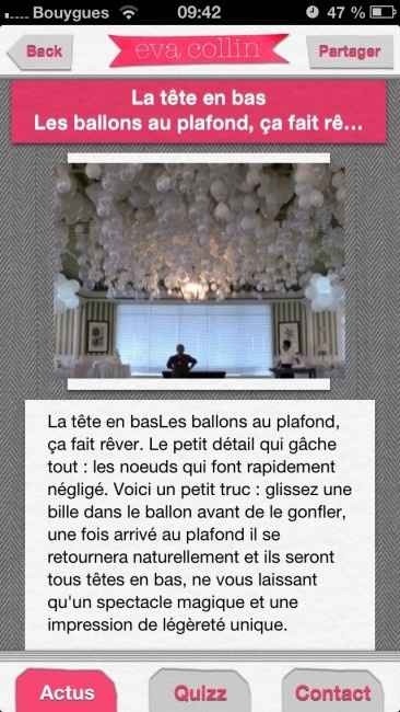 Déco pour la salle