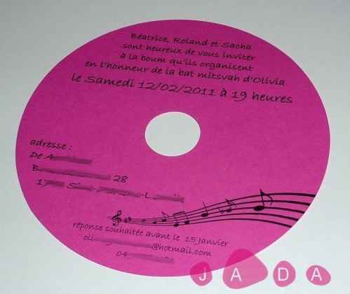 faire part inspiration musique