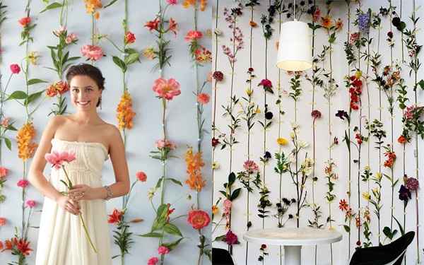 Mur florale