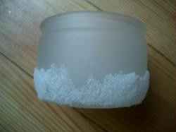 verre depoli deco neige