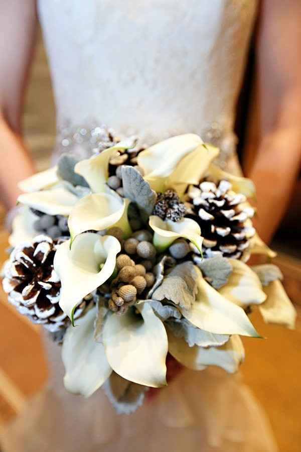 inspiration foret hivernale bouquet