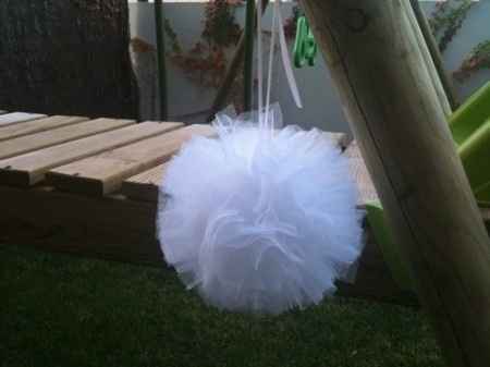 pompom en tulle