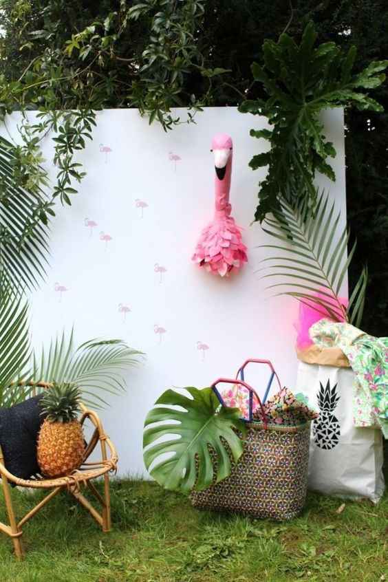 photobooth inspiration tropicale