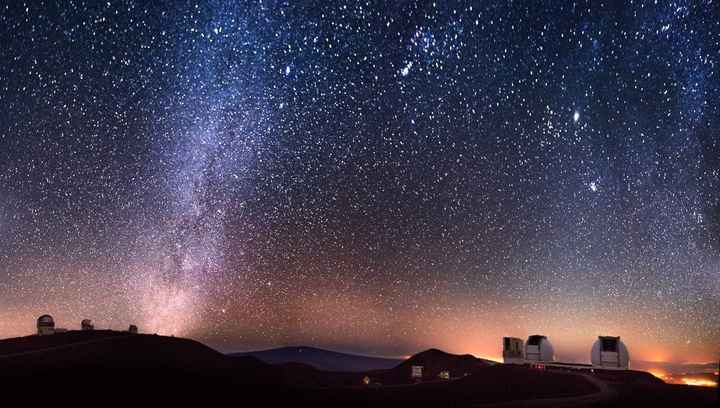 Mauna Kea observatoire de nuit