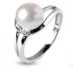 bague de fiancaille inspiration perle