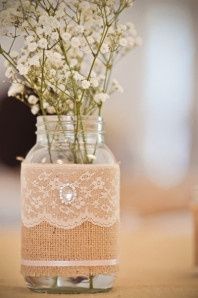 vase dentelle