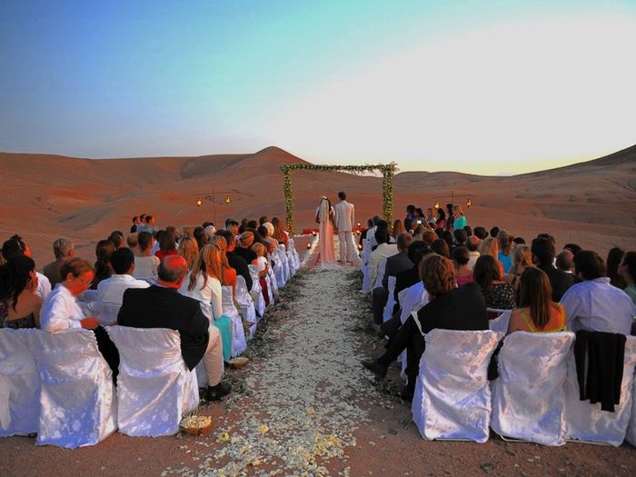 mariage desert