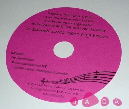 faire part inspiration musique