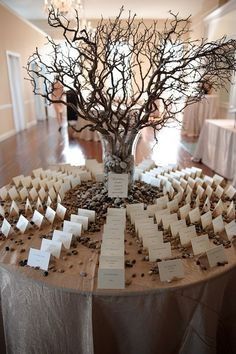 inspiration foret hivernale plan de table