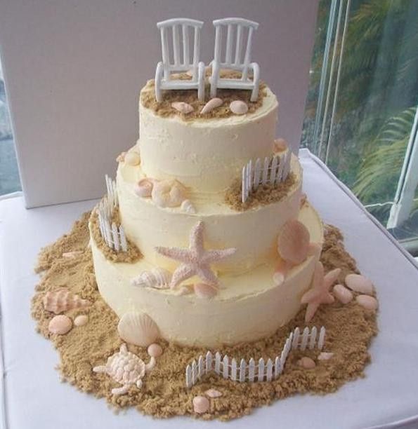 gateau inspiration plage