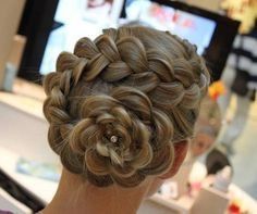 coiffure forme rose-9