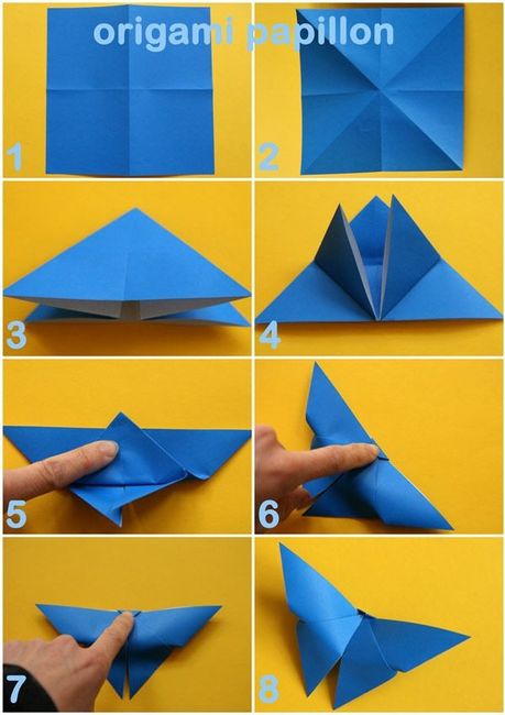 tuto origami papilllons