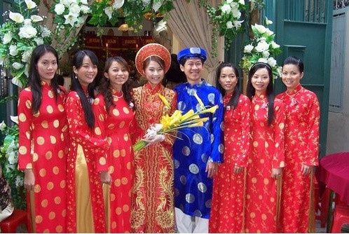 robe de mariée vietnamienne
