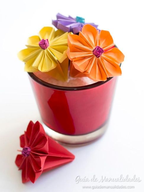 fleurs en origami-3