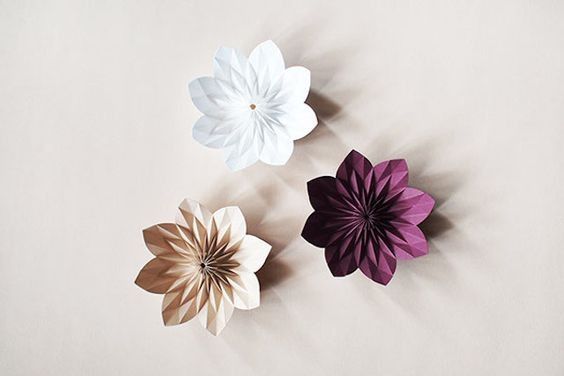 fleurs en origami-4