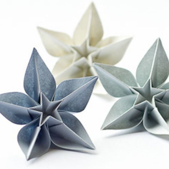 fleurs en origami-6
