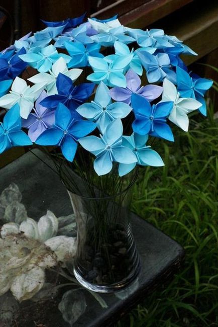fleurs en origami-7