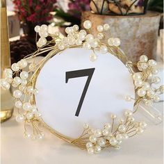 numero table inspiration perle