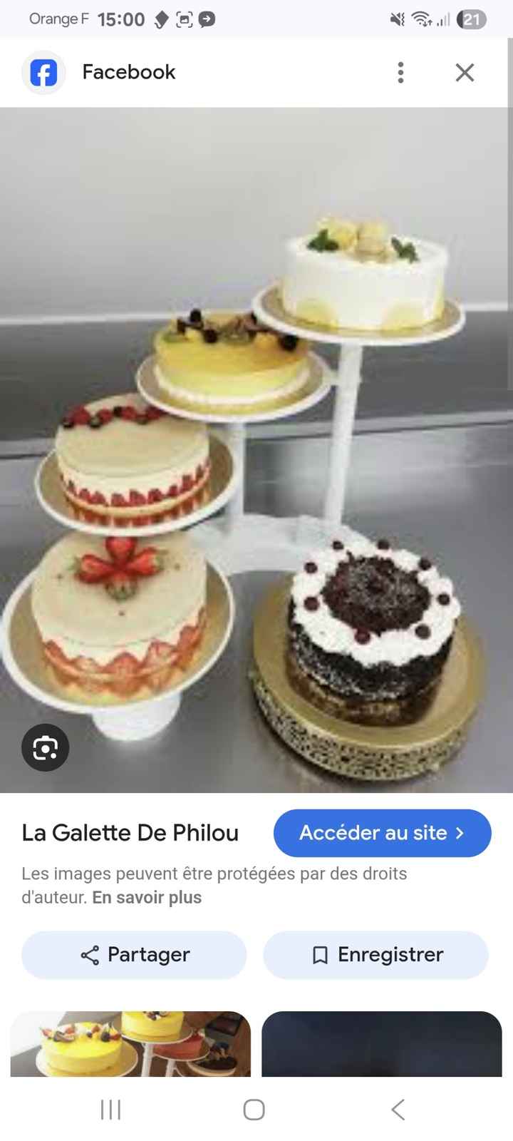 Question gâteau mariage ordinaire - 1