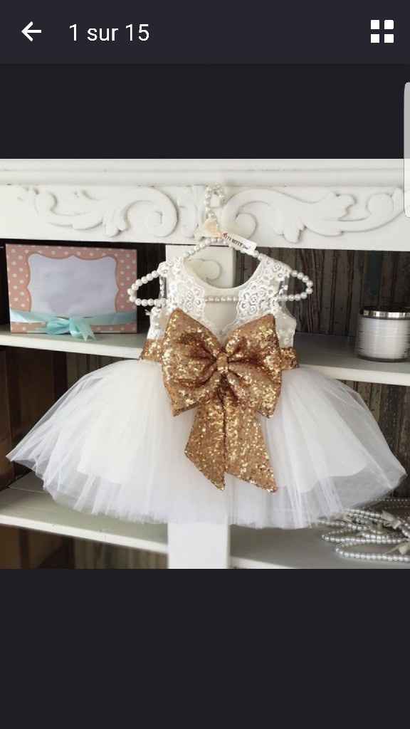 Future tenue de mes mini demoiselles d'honneur - 1