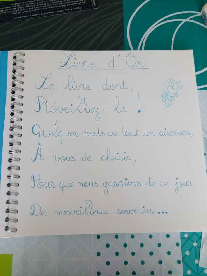 Première page livre d'or