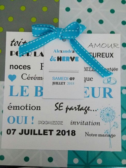  Nos faire part sont dans la boîte - 2