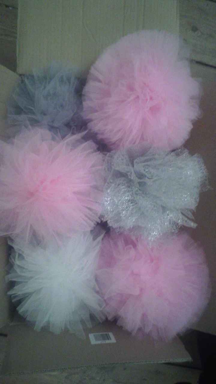 Pompons tulle