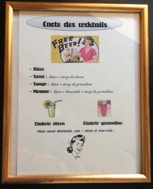 Boissons après le repas / pendant le bal? - 1