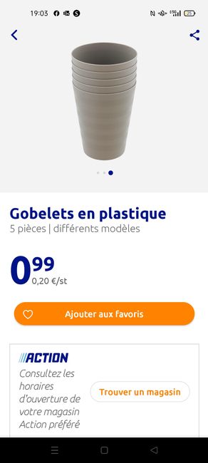 Eco cup enfin trouvées ! - 2