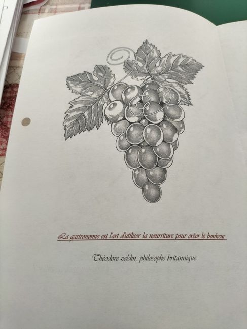 Mes menus de mariage 2