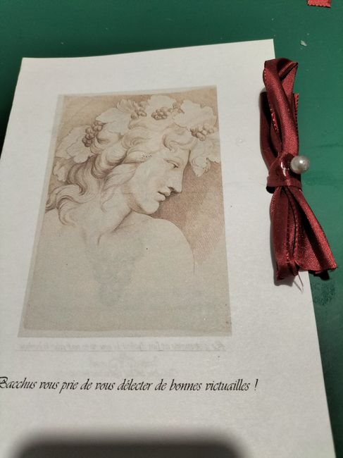 Mes menus de mariage 5