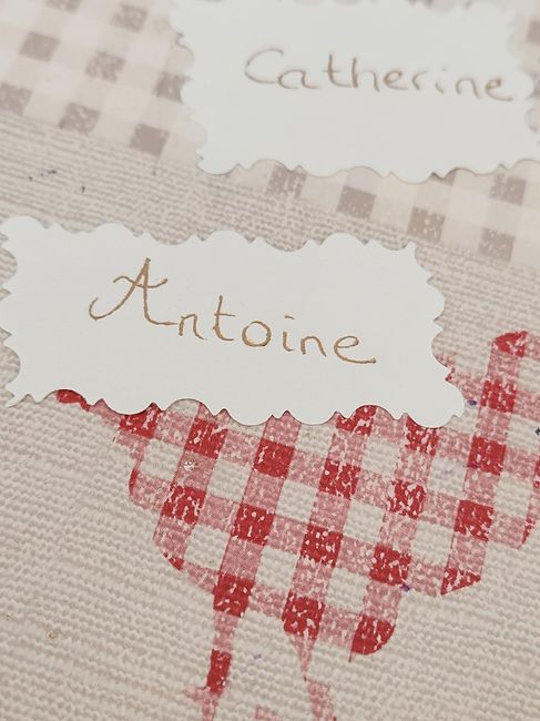 éTiquettes pochon bonbons mariage 2