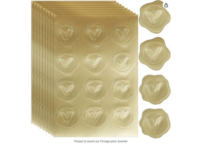 Autocollants pour fermer les enveloppes 2