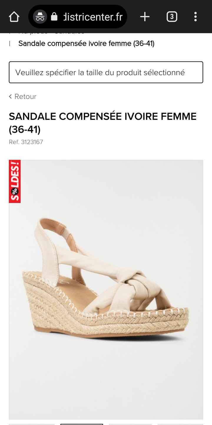 Dis-nous si tu as déjà trouvé tes chaussures de mariée ! - 1