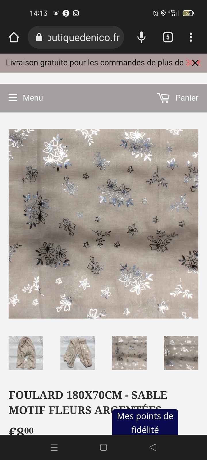 Voile fleurs couleurs - 2