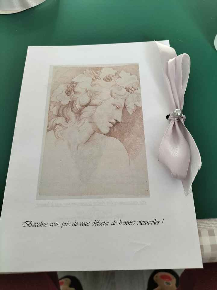Mes menus de mariage - 1