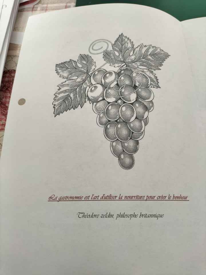 Mes menus de mariage - 2