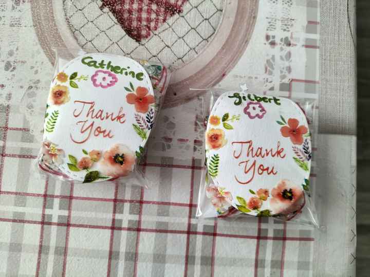 Voici mes petits sachets de bonbons du bapteme - 1