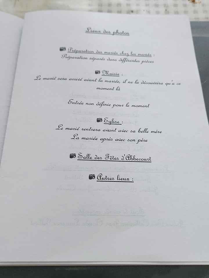 Livret pour le photographe - 3