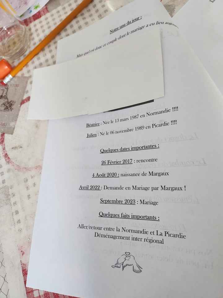 Mon journal de Mariage - 2