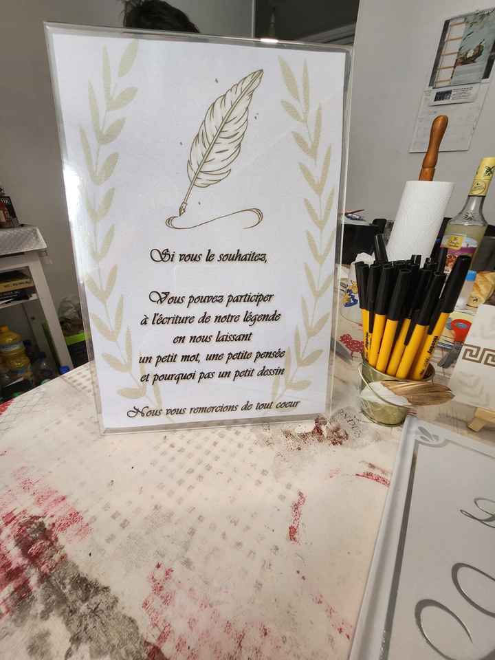 Cout de revient affiches livre d'or - 1