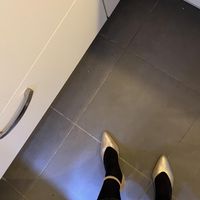 Quand tu cuisines avec tes futures chaussures de mariée :) 