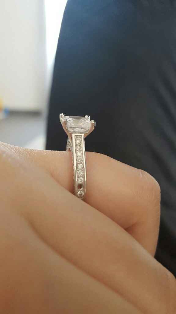 Ma bague de fiançailles fichu .. - 1