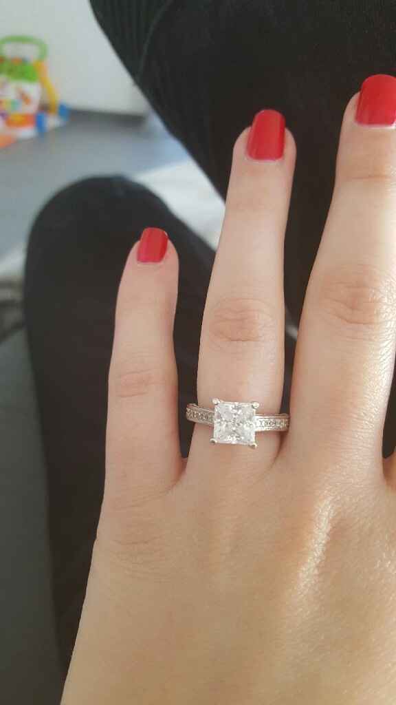 Ma bague de fiançailles fichu .. - 1
